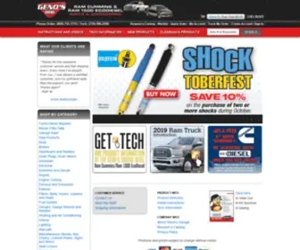 Genosgarage.com(Dodge Cummins Diesel and Ram 1500 EcoDiesel Parts & Accessories) Screenshot