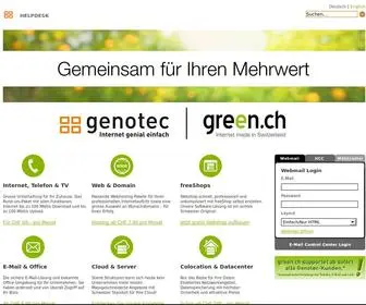 Genotec.ch(Hosting Lösungen für Webhosting) Screenshot