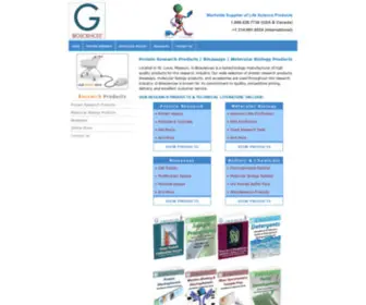 Genotech.com(G-Biosciences) Screenshot