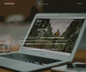 Genotipo.com(Diseño páginas web) Screenshot