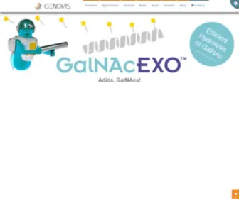 Genovis.com(Enzymes for Biopharmaceuticals) Screenshot