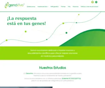 Genovive.com.mx(Nos interesa tu salud y bienestar) Screenshot