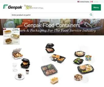 Genpak.com(Food Service Packaging) Screenshot