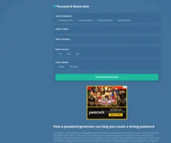 Genpassword.top(Password Generator) Screenshot