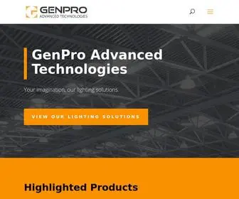 Genprotech.com(GenPro Advanced Technologies) Screenshot