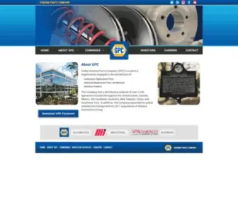 Genpt.com(Genuine Parts Company) Screenshot