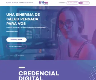 Gensancorsalud.com.ar(GEN) Screenshot