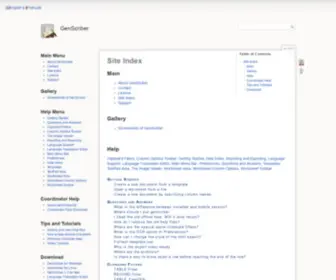 Genscriber.com(Site Index) Screenshot