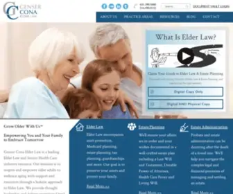 Genserlaw.com(Genser Cona Elder Law) Screenshot