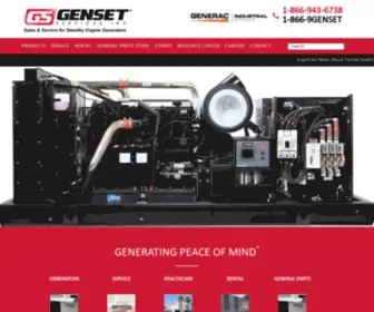 Gensetservices.com(Quality Commercial and Industrial Generators South Florida) Screenshot