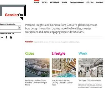 Gensleron.com(Gensler Architecture and Design) Screenshot