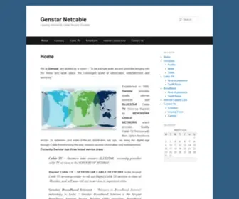 Genstarnetcable.com(Genstar Netcable) Screenshot
