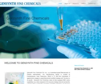 Gensynthfinechem.com(Gensynthfinechem) Screenshot