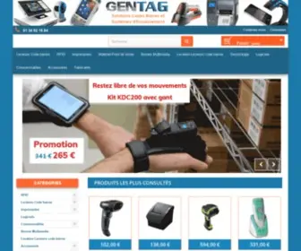 Gentag.fr(LECTEUR CODE BARRES) Screenshot