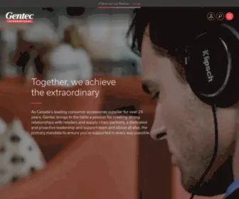 Gentec-INTL.com Screenshot