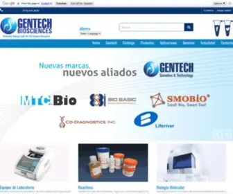 Gentechbio.com(Gentech Biosciences) Screenshot