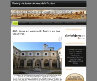 Gentedejerez.com(Gente y Habitantes de Jerez de la Frontera) Screenshot