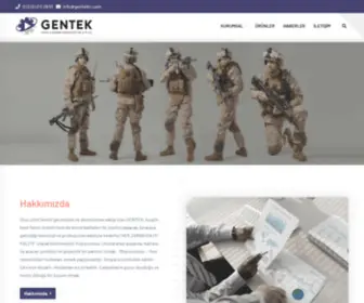 Gentektr.com(Gentek Tekstil ve Savunma Teknolojileri San) Screenshot