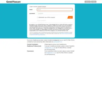 Gentellfastcare.com(Gentell Fastcare) Screenshot