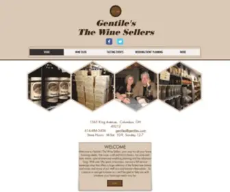 Gentiles.com(Gentiles The Wine Sellers) Screenshot