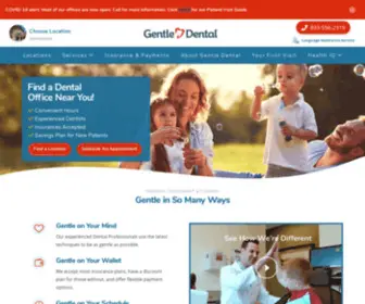 Gentle1.com(Gentle Dental) Screenshot