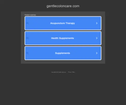 Gentlecoloncare.com(Gentlecoloncare) Screenshot