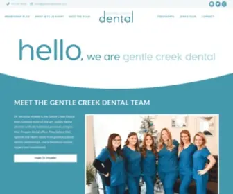 Gentlecreekdental.com(Gentle Creek Dental) Screenshot