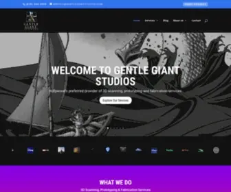 Gentlegiantstudios.com(3D Scanning) Screenshot