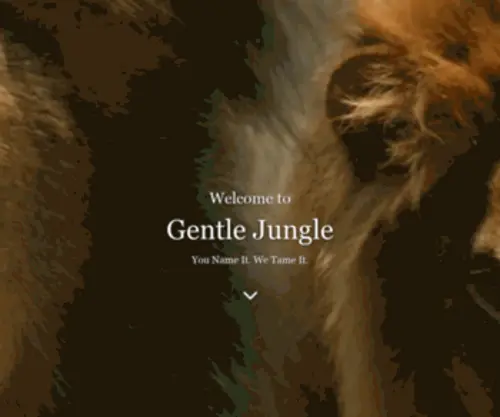 Gentlejungle.com(Hollywood Animals) Screenshot