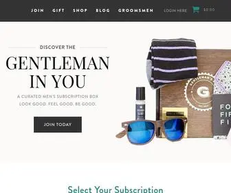 Gentlemansbox.com(Gentleman's Box) Screenshot