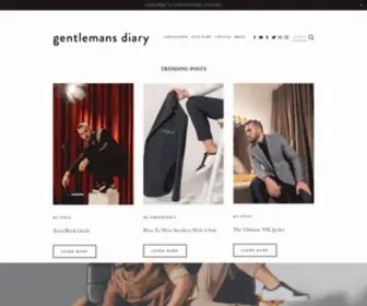 Gentlemansdiary.com(Gentlemans Diary Magazine) Screenshot