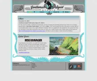 Gentlemansquidstudio.com(Gentleman Squid Studio) Screenshot