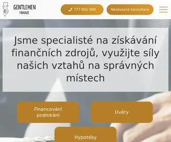 Gentlemenfin.cz(Jsme) Screenshot