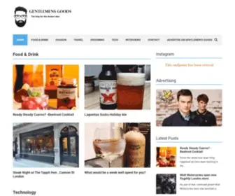 Gentlemensgoods.com(The Ulitmate Mens lifestyle Blog) Screenshot