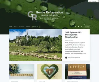 Gentlereformation.com(Gentle Reformation) Screenshot