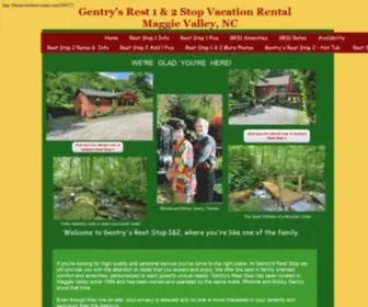 Gentrysreststopmaggievalley.com(Gentry's Rest Stop in Maggie Valley) Screenshot