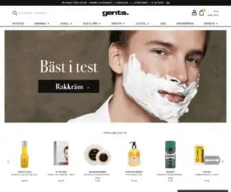 Gents.se(Rakning, skägg, livsstil) Screenshot