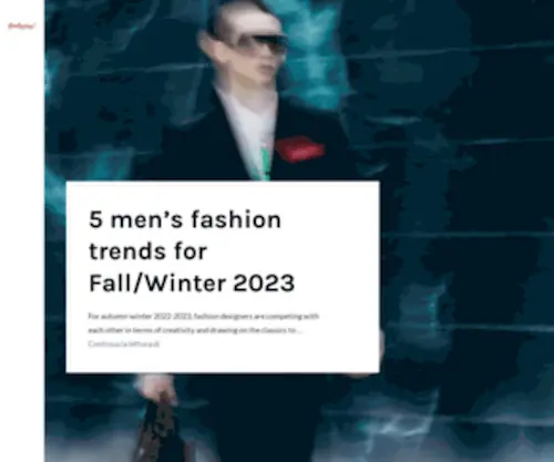 Gentsome.com(The Italian Man Fashion Magazine) Screenshot