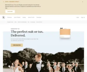 Gentux.com(Online Tuxedo Rentals) Screenshot