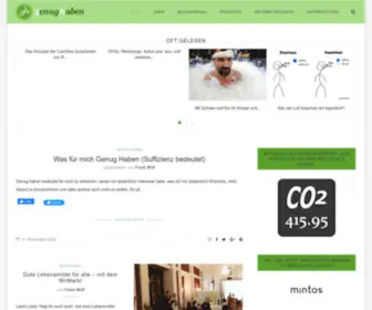 Genughaben.de(Gut leben) Screenshot