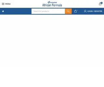 Genuineafricanformula.com(Genuine African formula) Screenshot