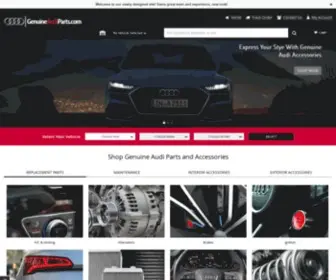 Genuineaudiparts.com(Genuine Audi Parts) Screenshot