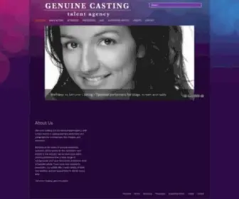 Genuinecasting.com(Genuine Casting) Screenshot