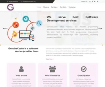Genuinecodes.com(Software Development) Screenshot