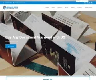 Genuinedocs.store(Buy Undetectable Counterfeit Money) Screenshot