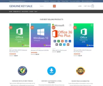 Genuinekeysale.com(Genuine Key Sale) Screenshot