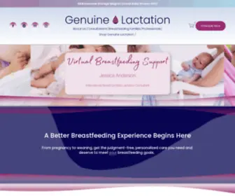 Genuinelactation.com(Genuine Lactation) Screenshot