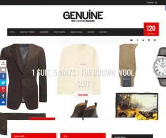 Genuinemensmag.com(Style) Screenshot