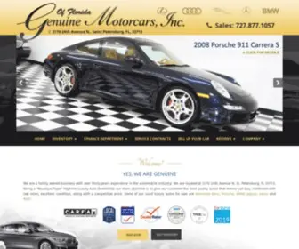 Genuinemotorcars.com(Genuine Motorcars Inc) Screenshot