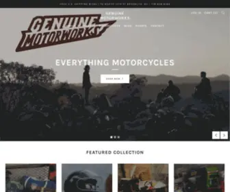 Genuinemotorworks.com(Create an Ecommerce Website and Sell Online) Screenshot